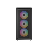 Корпус Powercase Mistral AY4B ARGB, Tempered Glass, 4x 120mm ARGB Fans, чёрный, ATX  (CMAYB-A4)