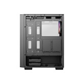 Корпус Powercase Mistral AY4B ARGB, Tempered Glass, 4x 120mm ARGB Fans, чёрный, ATX  (CMAYB-A4)
