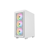 Корпус Powercase Mistral AY4W ARGB, Tempered Glass, 4x 120mm ARGB Fans, белый, ATX  (CMAYW-A4)