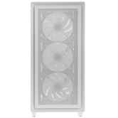 Корпус Powercase Mistral AY4W ARGB, Tempered Glass, 4x 120mm ARGB Fans, белый, ATX  (CMAYW-A4)