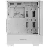 Корпус Powercase Mistral AY4W ARGB, Tempered Glass, 4x 120mm ARGB Fans, белый, ATX  (CMAYW-A4)