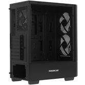 Корпус Powercase Mistral AY3B ARGB, Tempered Glass, 2x 140mm +1x 120mm ARGB Fans, чёрный, ATX  (CMAYB-A3)
