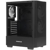 Корпус Powercase Mistral AY3B ARGB, Tempered Glass, 2x 140mm +1x 120mm ARGB Fans, чёрный, ATX  (CMAYB-A3)