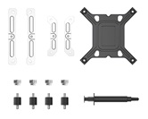 Кулер ID-COOLING FROZN A620 PRO SE ARGB WHITE LGA1851/1700/1200/115X/AM5/AM4 (8шт/кор, TDP 260W, PWM, белый, 6 тепл.трубок + медная база, DUAL ARGB FAN 120mm) RET