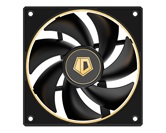 Вентилятор ID-COOLING AF-127-GDL 120x120x27мм (60шт./кор, PWM, резиновые углы, черный, 500-2000об/мин)  BOX