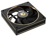 Вентилятор ID-COOLING AF-127-GDL 120x120x27мм (60шт./кор, PWM, резиновые углы, черный, 500-2000об/мин)  BOX