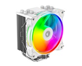 Кулер ID-COOLING SE-214-XT ZF WHITE LGA1700/1200/115X/AM5/AM4 (16шт/кор, TDP 180W, PWM, 4 тепл.трубки прямого контакта, FAN 120mm, Addressable RGB LED, белый) RET