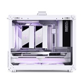 Корпус JONSBO C6 MAX White, mini-ITX, mATX, белый