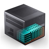 Корпус JONSBO N5 Black, 3x120mm Fan, mini-ITX, mATX, ATX, E-ATX, черный