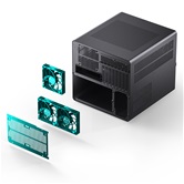 Корпус JONSBO N5 Black, 3x120mm Fan, mini-ITX, mATX, ATX, E-ATX, черный