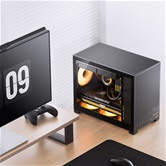 Корпус JONSBO D32 STD Black, TG, mini-ITX, mATX, черный