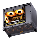 Корпус JONSBO D32 STD Black, TG, mini-ITX, mATX, черный