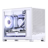 Корпус JONSBO D32 STD White, TG, mini-ITX, mATX, белый