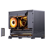 Корпус JONSBO D32 PRO Black, TG, mini-ITX, mATX, черный