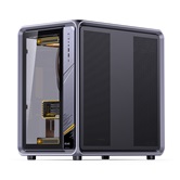 Корпус JONSBO Jonsplus BO400, TG (aquarium), mini-ITX, mATX, ATX, серый