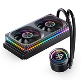 Комплект водяного охлаждения JONSBO TH-240 Black LGA 1700/1200/115X/AM5/AM4 (6шт/кор, TDP 260W, ARGB FAN and PUMP, PWM, DUAL FAN 120mm) RET