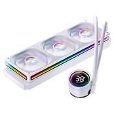 Комплект водяного охлаждения JONSBO TH-360 White LGA 1700/1200/115X/AM5/AM4 (4шт/кор, TDP 300W, ARGB FAN and PUMP, PWM, TRIPLE FAN 120mm, белый) RET