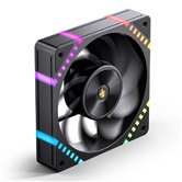 Вентилятор JONSBO HF2-120BR 120х120х25мм REVERSE (60шт/кор, PWM, ARGB LED, 800-2200об/мин, черный) Retail