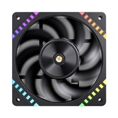 Вентилятор JONSBO HF2-120BR 120х120х25мм REVERSE (60шт/кор, PWM, ARGB LED, 800-2200об/мин, черный) Retail