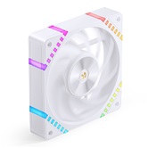 Вентилятор JONSBO HF2-120W 120х120х25мм (60шт/кор, PWM, ARGB LED, 800-2200об/мин, белый) Retail