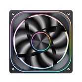 Вентилятор JONSBO ZA-120BR 120х120х28мм REVERSE (60шт/кор, PWM, ARGB LED, 700-2400об/мин, черный) Retail