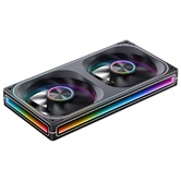 Вентилятор JONSBO ZA-240BR (2 in 1) 242х123х28мм REVERSE (20шт/кор, PWM, ARGB LED, 700-2400об/мин, черный) Retail