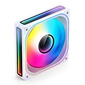 Вентилятор JONSBO ZB-120W 120х120х28мм (60шт/кор, PWM, ARGB LED, 700-2400об/мин, белый) Retail