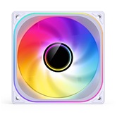 Вентилятор JONSBO ZB-120W 120х120х28мм (60шт/кор, PWM, ARGB LED, 700-2400об/мин, белый) Retail