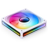 Вентилятор JONSBO ZB-120WR 120х120х28мм REVERSE (60шт/кор, PWM, ARGB LED, 700-2400об/мин, белый) Retail