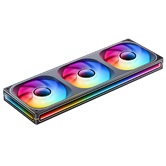 Вентилятор JONSBO ZB-360B (3 in 1) 362х123х28мм (16шт/кор, PWM, ARGB LED, 700-2400об/мин, черный) Retail