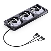 Вентилятор JONSBO ZB-360BR (3 in 1) 362х123х28мм REVERSE (16шт/кор, PWM, ARGB LED, 700-2400об/мин, черный) Retail