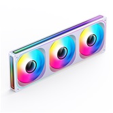 Вентилятор JONSBO ZB-360WR (3 in 1) 362х123х28мм REVERSE (16шт/кор, PWM, ARGB LED, 700-2400об/мин, белый) Retail