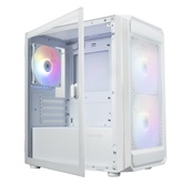 Корпус XASTRA  A303M 3FRGB White mATX/Mesh/ tempered glass / 2x140mm + 1x120mm FRGB fans/ Door/ A303M-2FC14F-1FC12F-D-WH