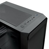 Корпус XASTRA  A303M 3ARGB Black mATX/Mesh/ tempered glass / 2x140mm + 1x120mm ARGB PWM fans/ Door/  A303M-2FC14A-1FC12A-D