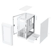 Корпус XASTRA  A303M 3ARGB White mATX/Mesh/ tempered glass / 2x140mm + 1x120mm ARGB PWM fans/ Door/ A303M-2FC14A-1FC12A-D-WH