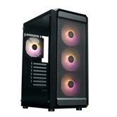Корпус XASTRA  A403 4ARGB Black ATX/Mesh/ tempered glass / 4x120mm ARGB PWM fans/ A403-4FC12A