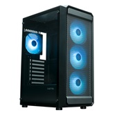 Корпус XASTRA  A403 4ARGB Black ATX/Mesh/ tempered glass / 4x120mm ARGB PWM fans/ A403-4FC12A