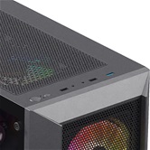 Корпус XASTRA  A406 4ARGB Black ATX/Mesh/ tempered glass / 4x120mm ARGB PWM fans/ A406-4FC12A