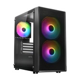 Корпус XASTRA  A305M 3FRGB Black mATX/Mesh/ tempered glass / 2x140mm + 1x120mm FRGB fans/ A305M-2FC14F-1FC12F