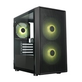 Корпус XASTRA  A305M 3ARGB Black mATX/Mesh/ tempered glass / 2x140mm + 1x120mm ARGB PWM fans/ Door/  A305M-2FC14A-1FC12A-D