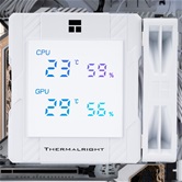 Кулер Thermalright Peerless Assassin 120 Digital White  LGA115X/1200/1700/1851AM4/AM5 (Dual Tower, 2x120mm PWM Fan, медное основание, 6 тепл. трубок 6мм) / TRPA120DW