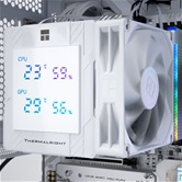 Кулер Thermalright Peerless Assassin 120 Digital White  LGA115X/1200/1700/1851AM4/AM5 (Dual Tower, 2x120mm PWM Fan, медное основание, 6 тепл. трубок 6мм) / TRPA120DW