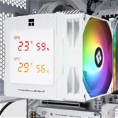 Кулер Thermalright Peerless Assassin 120 Digital ARGB White  LGA115X/1200/1700/1851AM4/AM5 (Dual Tower, 2x120mm ARGB PWM Fan, медное основание, 6 тепл. трубок 6мм) / TRPA120DAW