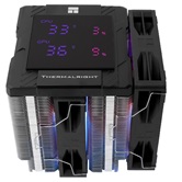 Кулер Thermalright Peerless Assassin 120 Digital ARGB Black  LGA115X/1200/1700/1851AM4/AM5 (Dual Tower, 2x120mm ARGB PWM Fan, медное основание, 6 тепл. трубок 6мм) / TRPA120DAB