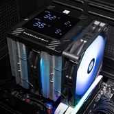 Кулер Thermalright Peerless Assassin 120 Digital ARGB Black  LGA115X/1200/1700/1851AM4/AM5 (Dual Tower, 2x120mm ARGB PWM Fan, медное основание, 6 тепл. трубок 6мм) / TRPA120DAB