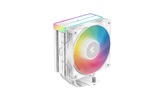 Кулер DEEPCOOL AG400 WH ARGB V2 LGA1851/1700/1200/115X/AM5/AM4 (18шт/кор, TDP 220W, PWM, ARGB Fan 120mm, 4 тепл. трубки, белый) RET
