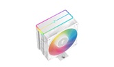 Кулер DEEPCOOL AG400 WH ARGB V2 LGA1851/1700/1200/115X/AM5/AM4 (18шт/кор, TDP 220W, PWM, ARGB Fan 120mm, 4 тепл. трубки, белый) RET
