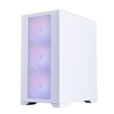 Корпус 1STPLAYER Go2 ARGB White / mATX / 4x120mm ARGB fans / Go2-WH-4F7-W