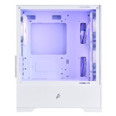Корпус 1STPLAYER Go2 ARGB White / mATX / 4x120mm ARGB fans / Go2-WH-4F7-W