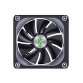Вентилятор  дополнительный  XASTRA FZ120B ARGB single pack 120x120x28мм ( PWM, FDB, ARGB, Matrix screen, Daisy-chain соединение , 0-2000 rpm, black)  BOX